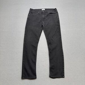 Denizen From Levi's 216 Jeans Men's 30x30 Black Charcoal Wash Slim‎ Straight Leg